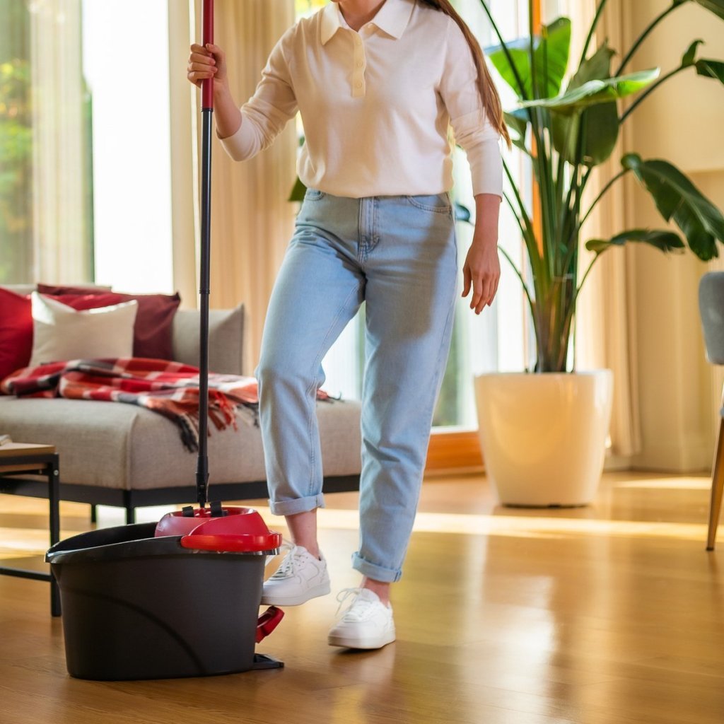 Automatische uitwringende dweil